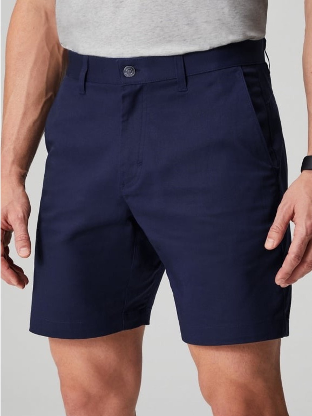 Fabletics The High Side Men's Navy Chino Shorts NWT